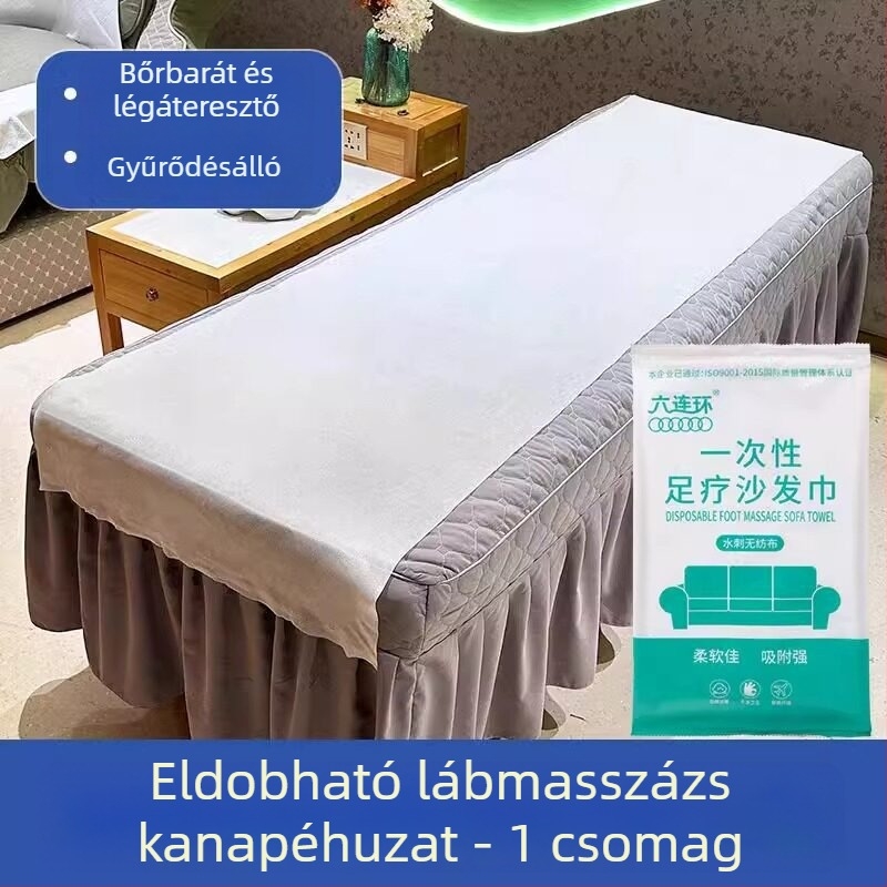 Négy darabos kanapé-törölköző lábfürdőhöz, csúszásmentes, pedikűr és fültisztítás szolgáltatásokhoz