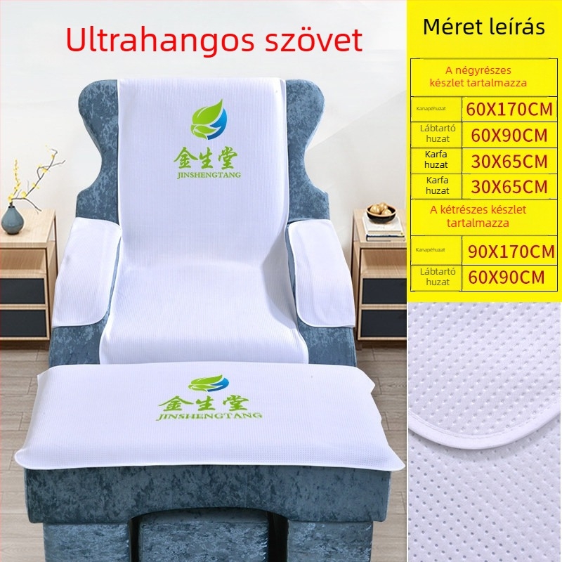 Négy darabos kanapé-törölköző lábfürdőhöz, csúszásmentes, pedikűr és fültisztítás szolgáltatásokhoz