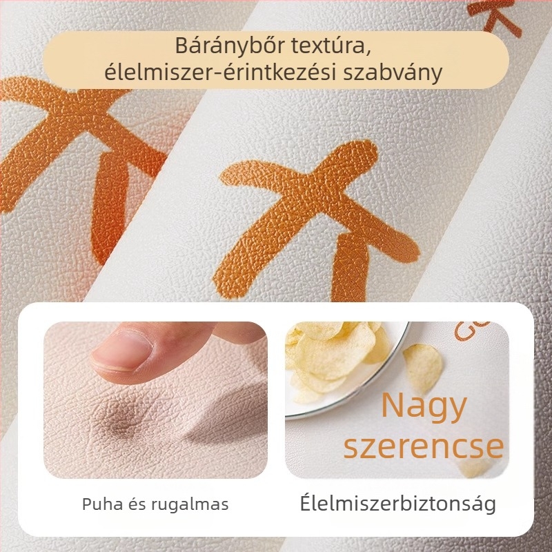 Krém színű szigetes asztalterítő-matt, félkör alakú, vízálló, olajálló, mosható, hőálló, francia luxus érzetű, ovális.