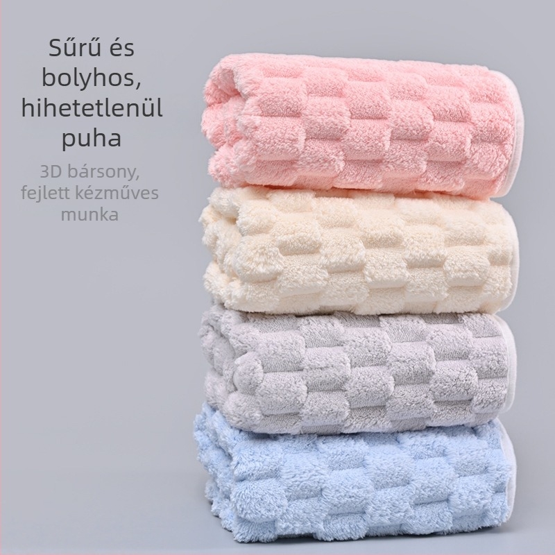 Korall-flíz fürdőlepedő, puha, nedvszívó, nem hullik a szál, férfiak és nők számára