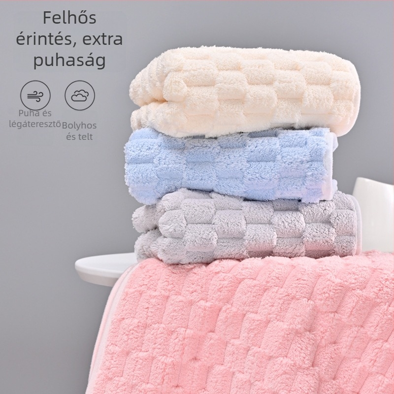 Korall-flíz fürdőlepedő, puha, nedvszívó, nem hullik a szál, férfiak és nők számára