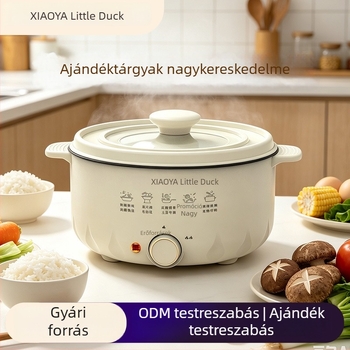 Tapadásmentes elektromos wok és fazék, mindent egyben, nagy kapacitású 4–5 L, gőzöléshez, főzéshez és sütéshez
