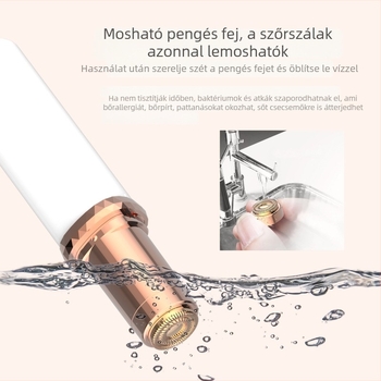 Női fájdalommentes szőrtelenítő készülék, egész testre kiterjedő szőrtelenítés, mini elektromos borotva