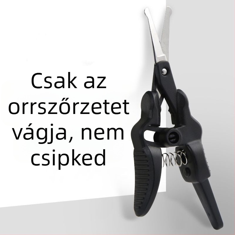 Orrszálvágó, második generáció, precíz orrszál-olló, fejlesztett önvisszahúzó mechanizmus, szemöldök formázásához