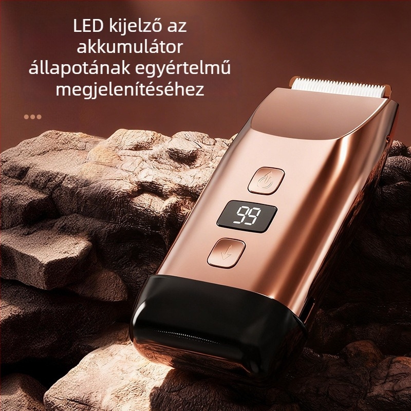 Elektromos testvágó férfiak és nők számára, vízálló, egész testen használható, cserélhető vágófejjel, szőr eltávolító készülék
