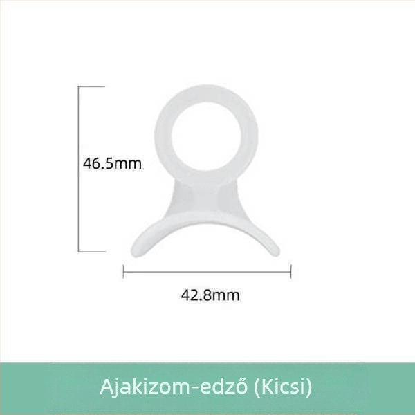 Gyerekeknek szóló ajakizom-tréner: a gyenge masseter izmok korrigálása, szájon át történő légzés, íny látható mosoly, előreeső száj
