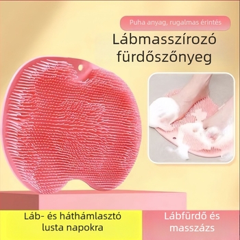 Szilikon talp- és hátsó masszázs matrac, fürdőszobába, zuhanyzáshoz, falra szerelhető