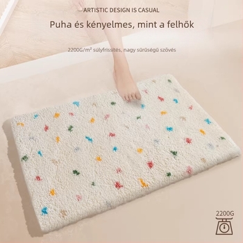 Vízfelszívó, csúszásmentes fürdőszobai padlómat WC-hez, hálószobához és nappaliba