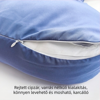 Terhességi oldalsó alvópárna deréktámasz és pocaktámogatással