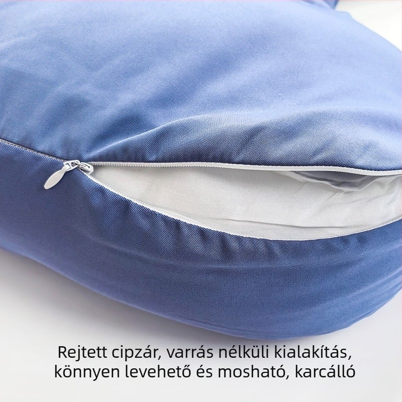 Terhességi oldalsó alvópárna deréktámasz és pocaktámogatással