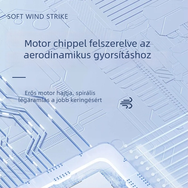 Légáramló ventilátor, 2-in-1 asztali és padlón használható oszcilláló ventilátor, konvekciós ventilátor