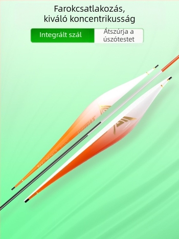 Fejlesztett háromszög alakú úszó vastag farokkal, nagy láthatóságú a mélyvízi horgászathoz