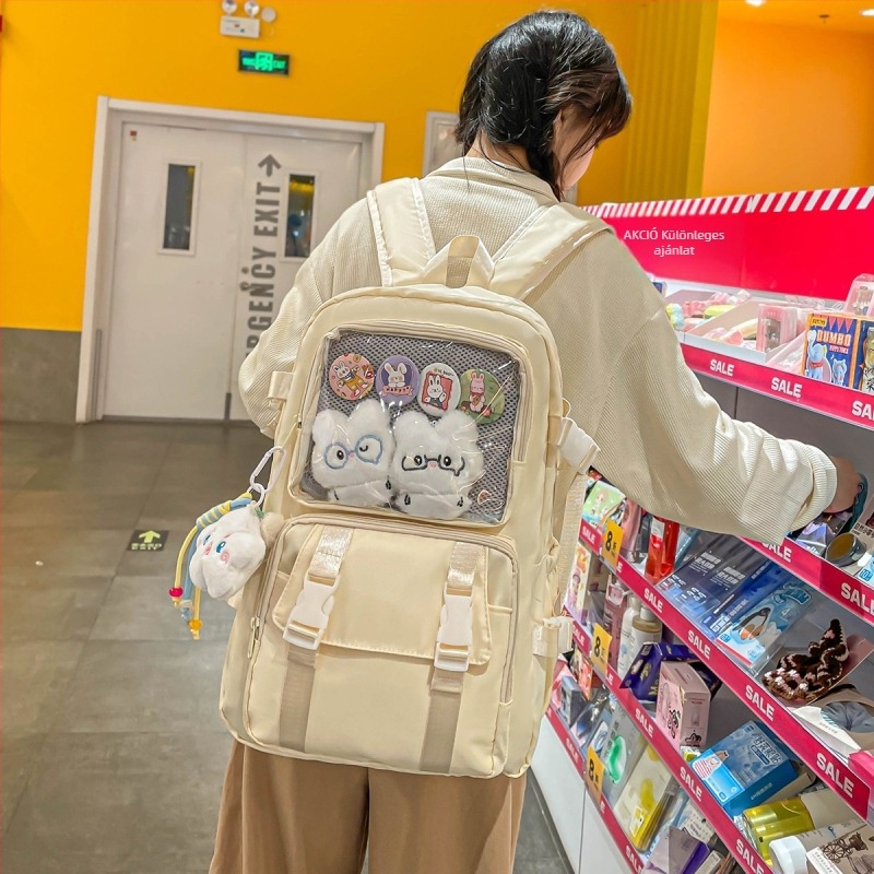 Japán stílusú Ita hátizsák, nagy kapacitású diákok és egyetemisták számára, merch tárolására anime rendezvényeken