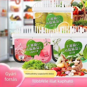 Szagtalanító dobozok sorozata hűtőhöz, cipősszekrényhez, ruhásszekrényhez, autóhoz, a konyhához és élelmiszer-tároláshoz, szageltávolító.