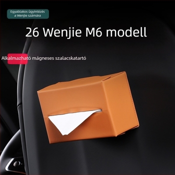 Aito M6 mágneses zsepiadagoló doboz autóhoz, zsepi tartó autóba, belső kiegészítő