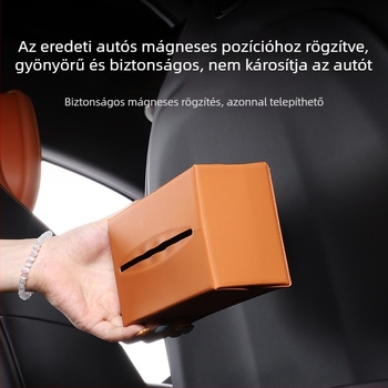 Aito M6 mágneses zsepiadagoló doboz autóhoz, zsepi tartó autóba, belső kiegészítő