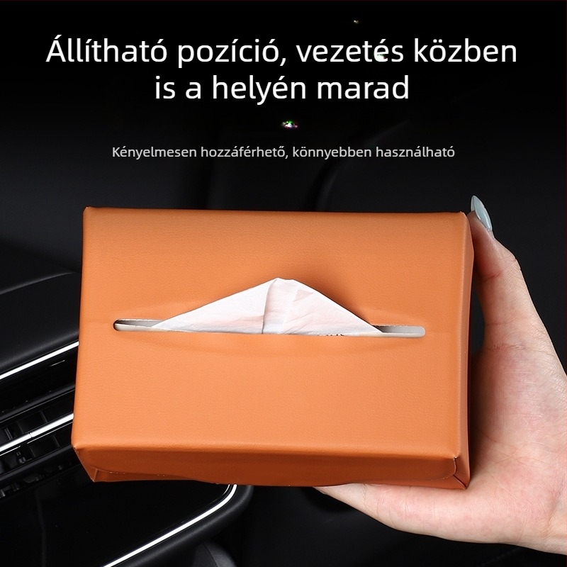 Aito M6 mágneses zsepiadagoló doboz autóhoz, zsepi tartó autóba, belső kiegészítő