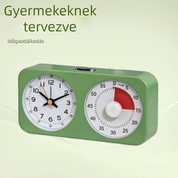 Gyerekek és diákok számára vizuális időzítő, időgazdálkodás, önfegyelem, többfunkciós töltő ébresztőóra