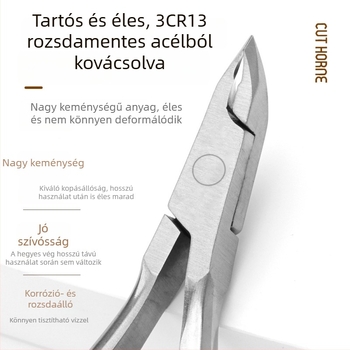 D07 Kutikula olló pedikűr eszköz, kis penge, a halott bőr eltávolítására