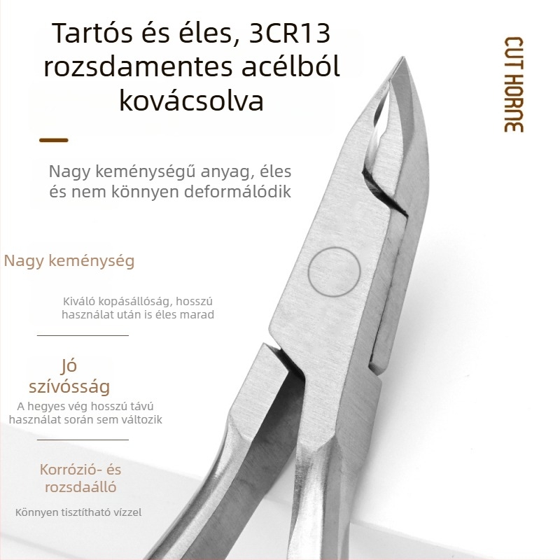 D07 Kutikula olló pedikűr eszköz, kis penge, a halott bőr eltávolítására