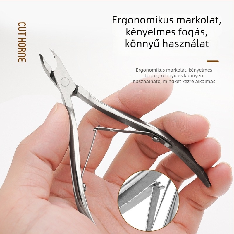 D07 Kutikula olló pedikűr eszköz, kis penge, a halott bőr eltávolítására