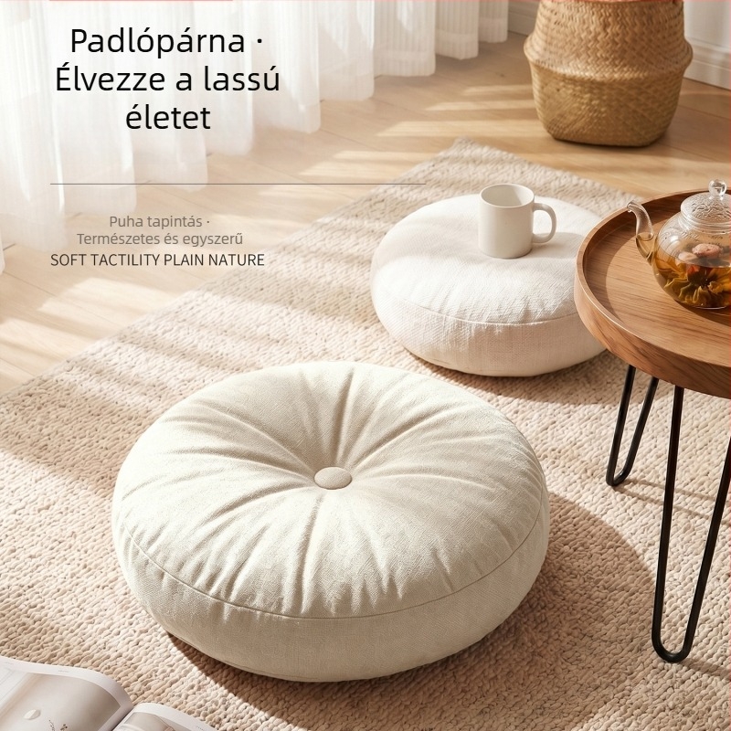 Japán stílusú futon párna, tatami matrac, nappali és hálószoba padlóhoz, vastag alátét