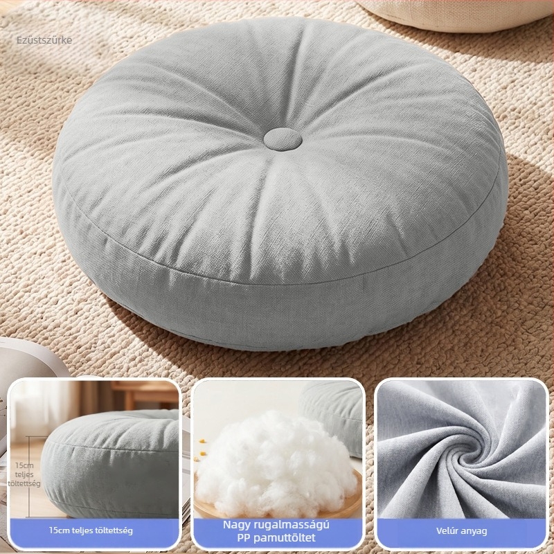 Japán stílusú futon párna, tatami matrac, nappali és hálószoba padlóhoz, vastag alátét