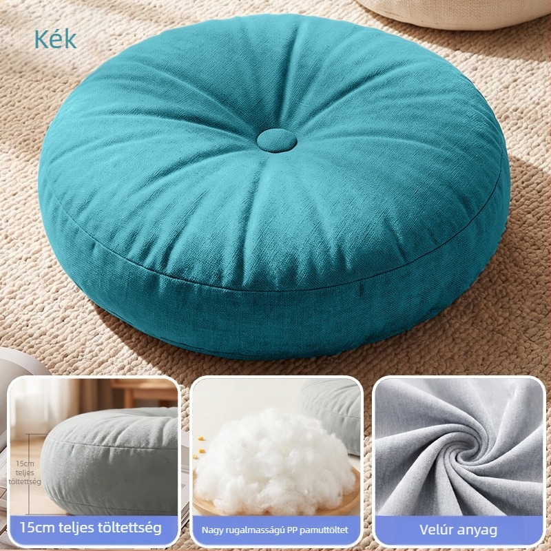 Japán stílusú futon párna, tatami matrac, nappali és hálószoba padlóhoz, vastag alátét