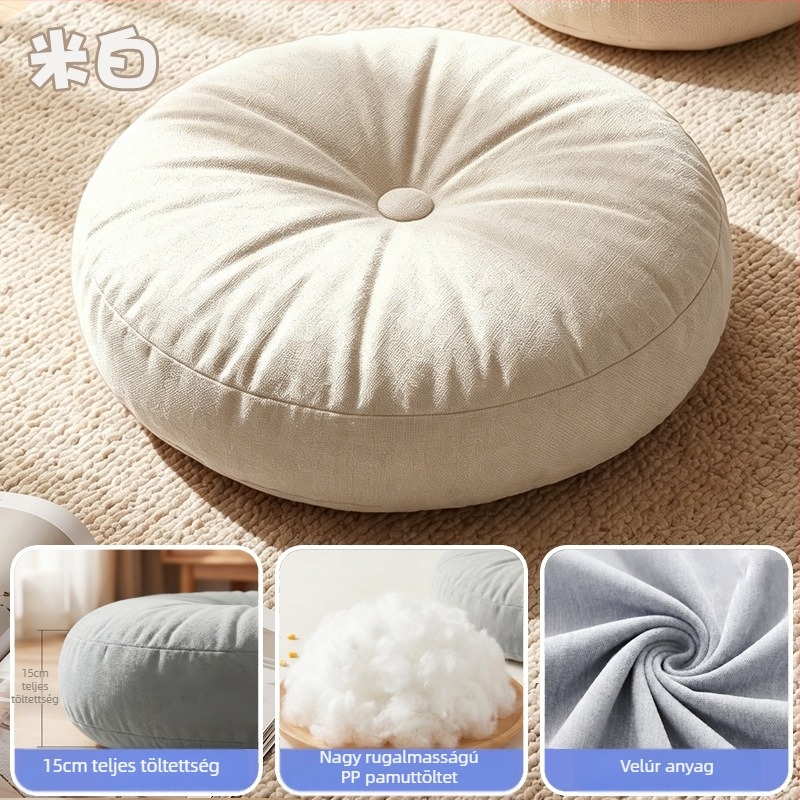 Japán stílusú futon párna, tatami matrac, nappali és hálószoba padlóhoz, vastag alátét