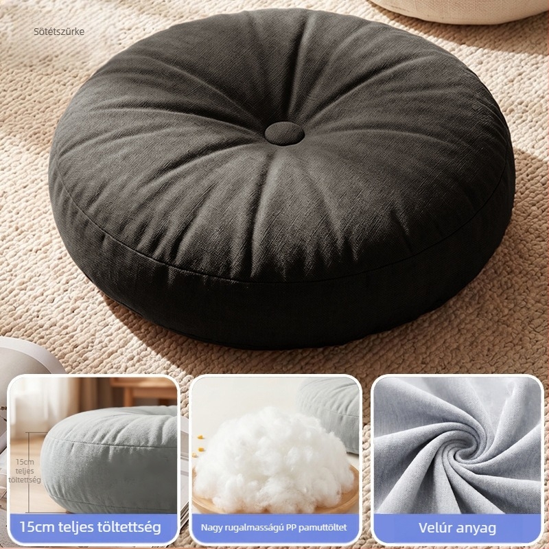 Japán stílusú futon párna, tatami matrac, nappali és hálószoba padlóhoz, vastag alátét