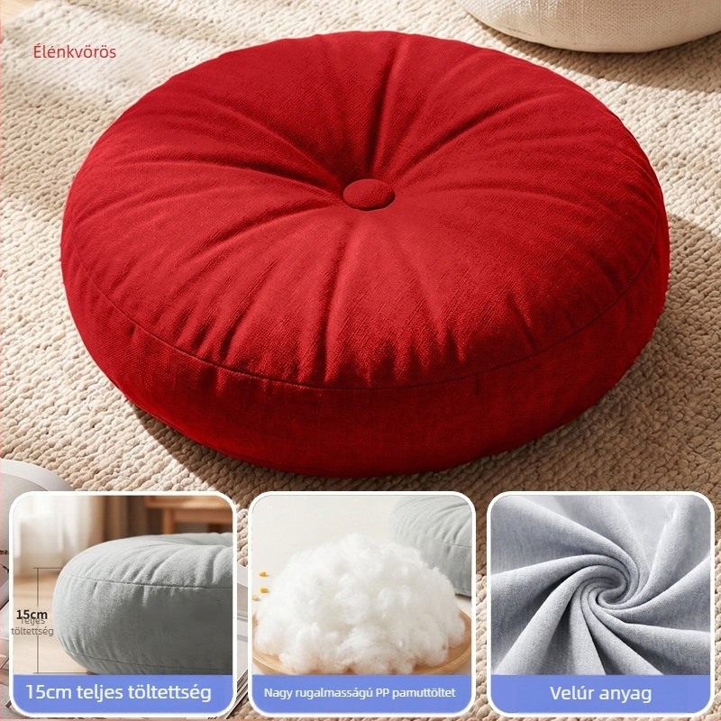 Japán stílusú futon párna, tatami matrac, nappali és hálószoba padlóhoz, vastag alátét