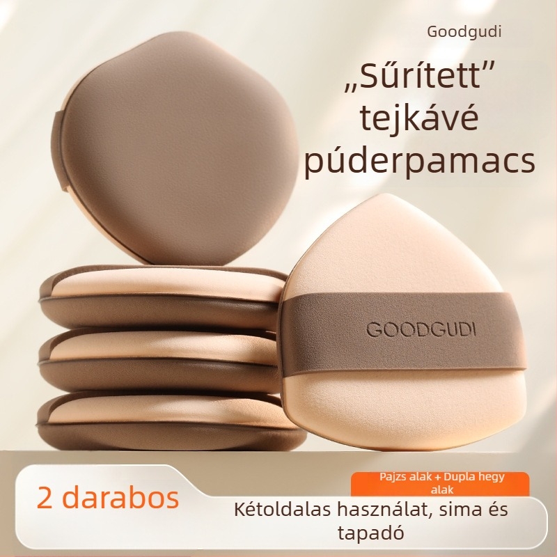 Goody kétoldalas alapozó puff, ultra-puha, nedves és száraz felvitelre