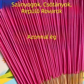 Zhenyu Szúnyog- és muslica elleni illatpálca – bambusz pálca, szilárd riasztó