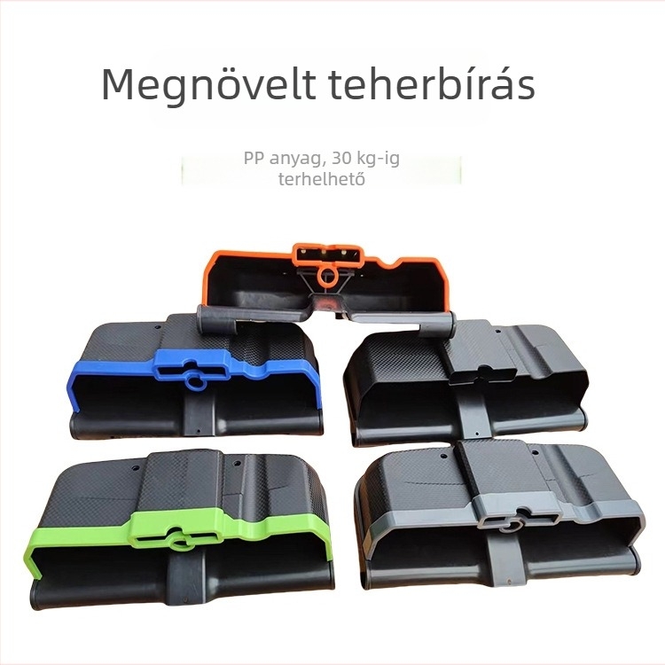 Elektromos tricikli előrekerethez tartozó tároló doboz, 4 L, vízálló és nyomásálló, műanyag.