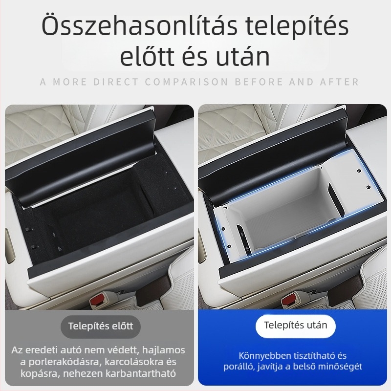 NIO ES9 középkonzolhoz szilikon tároló és csúszásmentes matrica – autó belső kiegészítő