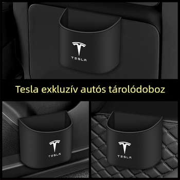 Tesla Model 3/Model Y/Model X/Model S autóhoz készült belső tárgyak tárolója és szemetes