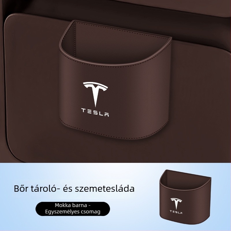Tesla Model 3/Model Y/Model X/Model S autóhoz készült belső tárgyak tárolója és szemetes