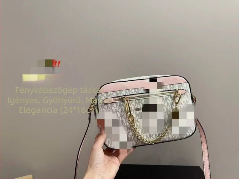 M Brand K női fényképtáska, Carmen patchwork virágmintás, klasszikus és sokoldalú, lánccal vállon, kis négyzet alakú