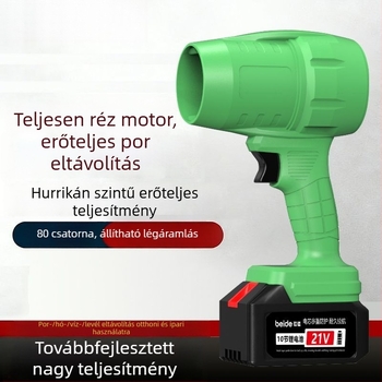 Li-ion akkumulátoros ventilátor, réz kefés motor, ipari por eltávolító turbóventilátor