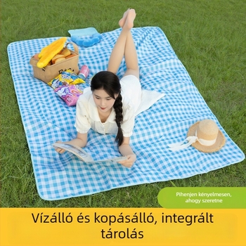 Hordozható piknik matrac, szélesített és vastagított, egyben tervezett, nedvességálló, kempingezéshez és sátorhoz