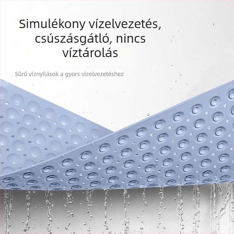 TPE fürdőszobai szőnyeg kádhoz és zuhanyzóhoz — csúszásmentes, szőtt lábtörlő a fürdőszobába