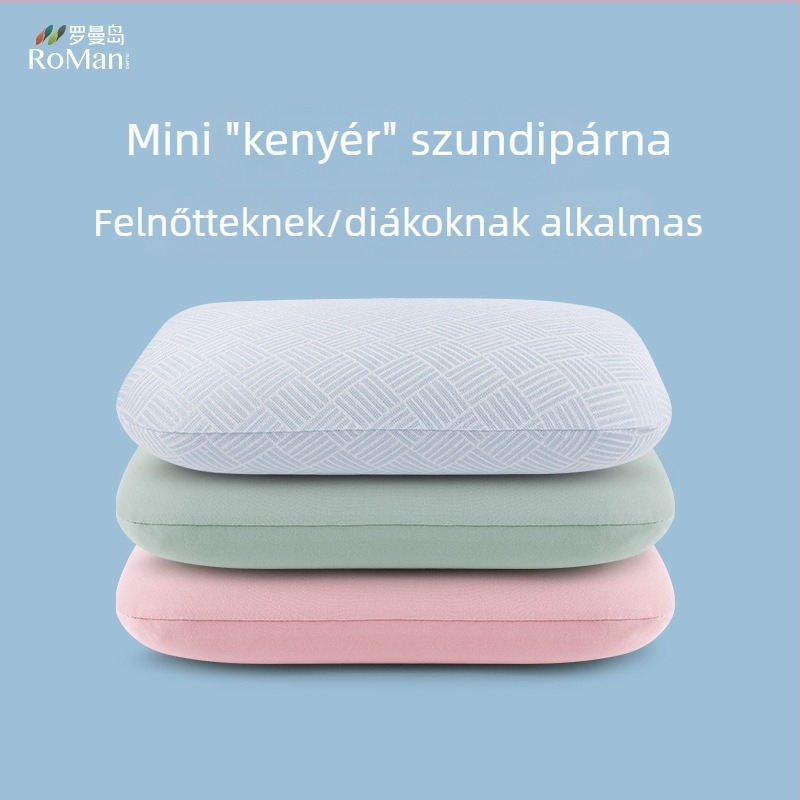 Természetes latex párna – hordozható, kompakt párna a szünetekhez az iskolában (gyerekeknek)