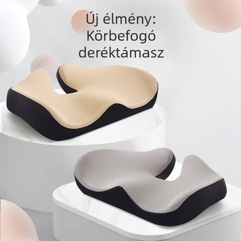 Memóriás ülőpárna irodai használatra, nyáron lélegző, ergonómikus ülőpárna