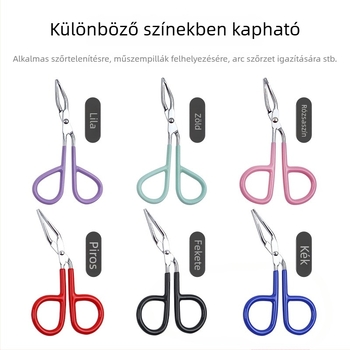 Multifunkcionális szemöldök-csipesz és szőrszálak eltávolítására szolgáló csipesz, csőr alakú, csúszásmentes, 410 rozsdamentes acél