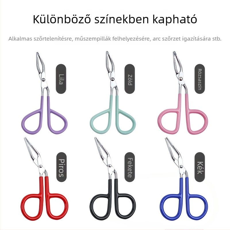 Multifunkcionális szemöldök-csipesz és szőrszálak eltávolítására szolgáló csipesz, csőr alakú, csúszásmentes, 410 rozsdamentes acél