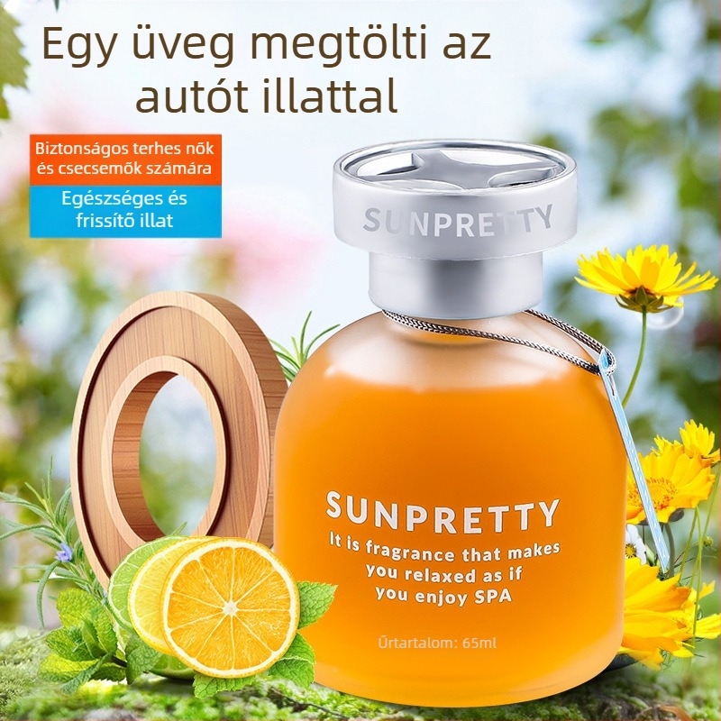 Autó illatosító és parfüm, szagtalanítás, aromaterápia, hosszú távú virágos illat, belső autódekoráció