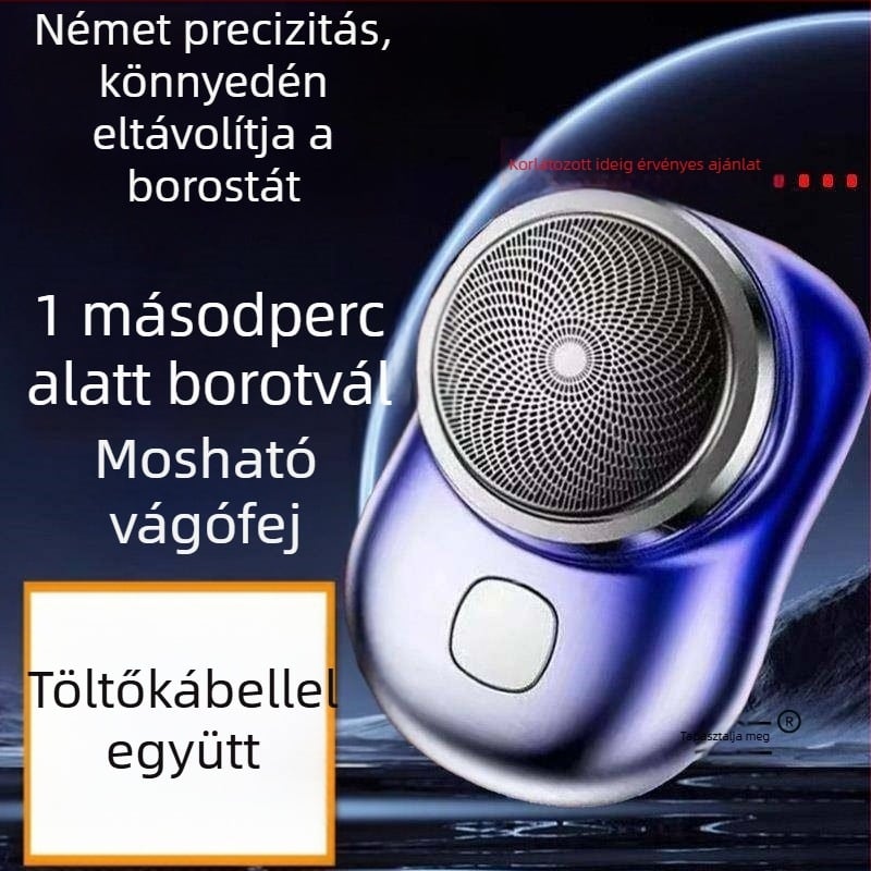 Férfiak számára elektromos borotva, kompakt mini borotva, 2026-os új modell