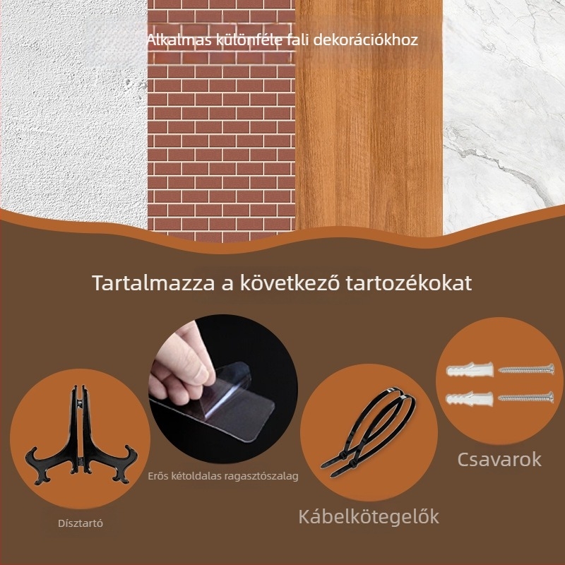 Macska motívummal ellátott vastag, kör alakú alumíniumlemez dekoratív függő falikép reliefes textúrával