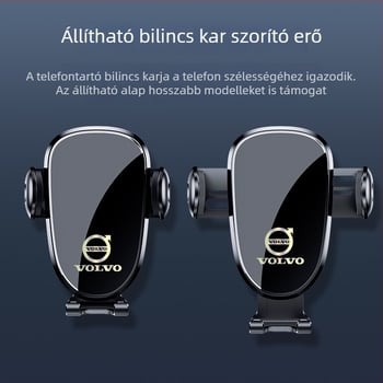 Volvo navigációs telefon-tartó XC60, XC90, S90, V90, XC40, S60, V60