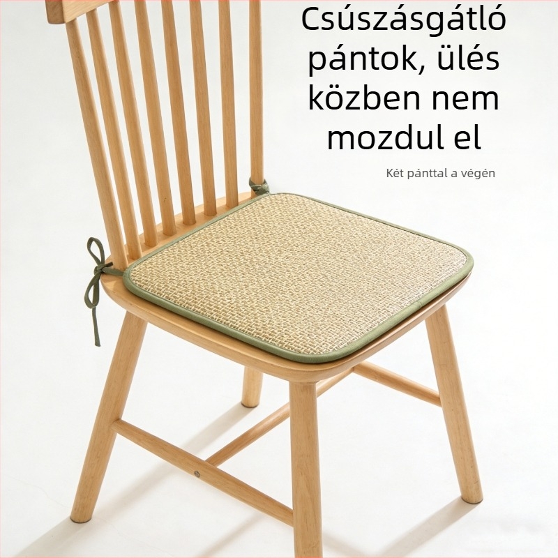 Nyári rottán székpárna, megerősített és vastag ülőpárna, hűsítő matrac